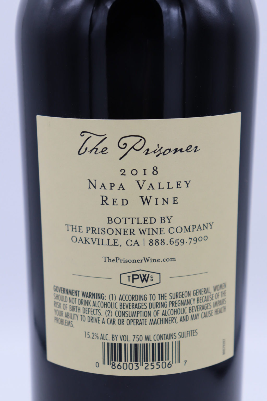 The Prisoner 2018 Old Vine Wine & Spirits