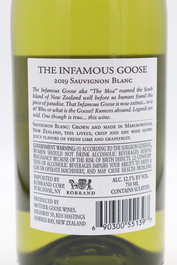 Infamous Goose Sauvignon Blanc 2019 - Image 2