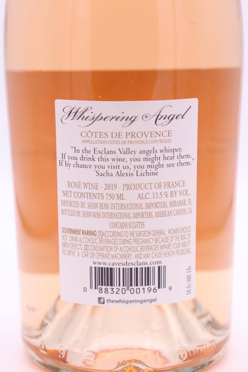 Whispering Angel Rose 2019 Old Vine Wine & Spirits