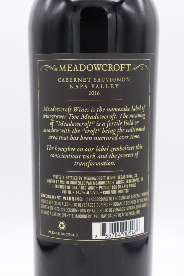 Meadowcroft Napa Cabernet Sauvignon 2016 - Image 2