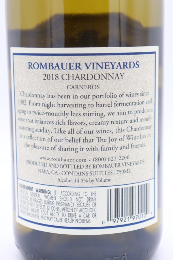 Rombauer Chardonnay 2018 - Image 2