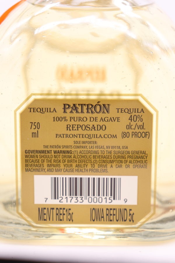 Patron Reposado Tequila 750 mL - Image 3