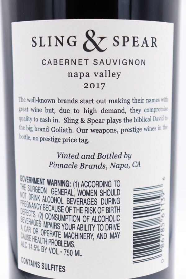 Sling & Spear Cabernet Sauvignon 2017 - Image 2
