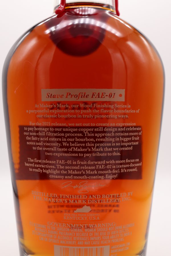Makers Mark Wood Finish Series 2021 Limited Release: FAE-01 - Image 2