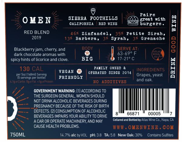 Omen 2019 Red Blend - Image 4