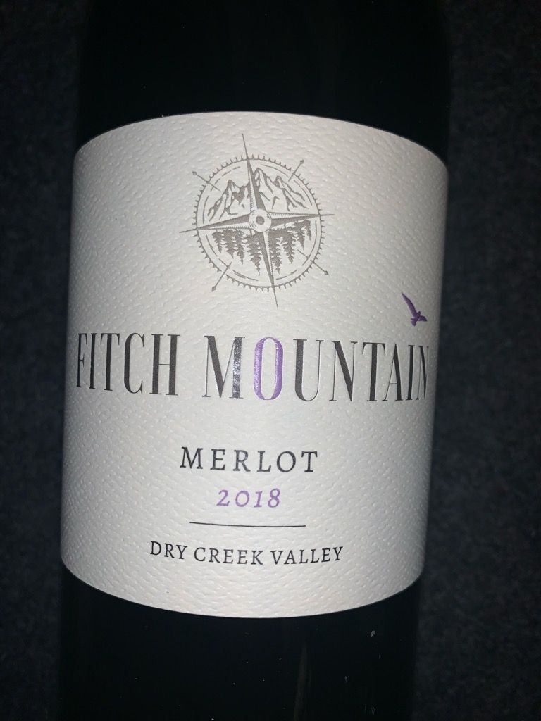 Fitch Mountain Cellars 2019 Dry Creek Valley Merlot Old Vine Wine