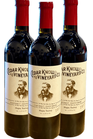 Cedar Knoll Vineyard Co by Palmaz 2017 Cabernet Sauvignon 3 bottle option
