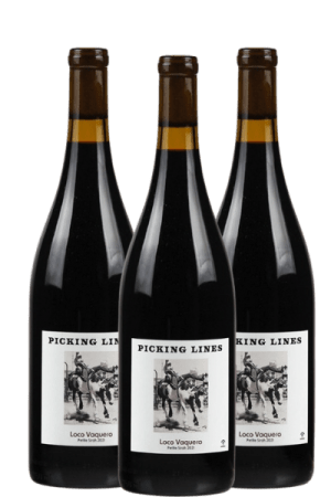 Picking Lines Petite Sirah (3 bottle option)